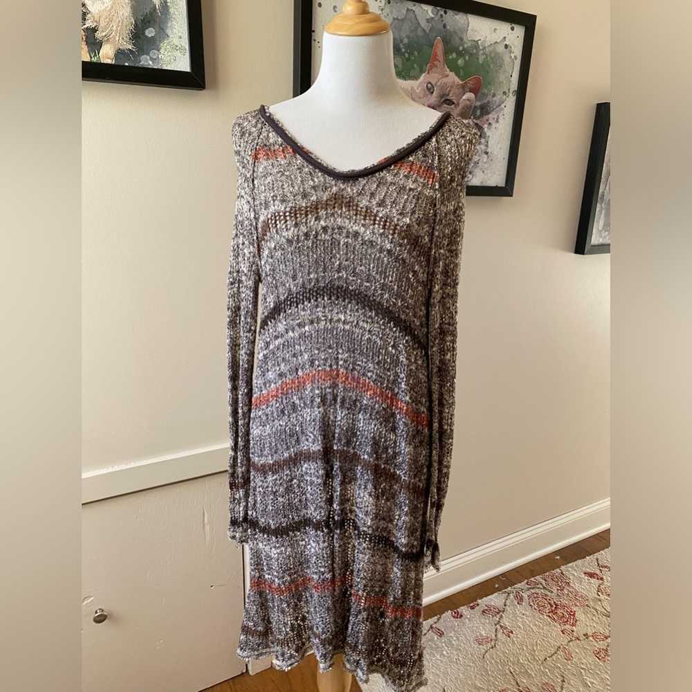 Free People life’s a beach split back tunic